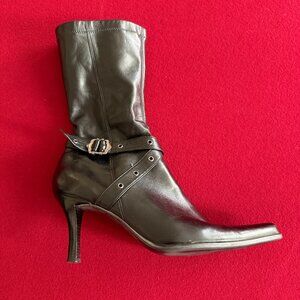 Size 11 Franco Sarto "Biker Babe" harness boot